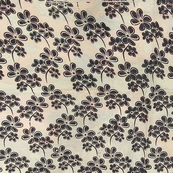 Hayagrivas Orange Kalamkari Cotton Saree SSCBF73E2-17