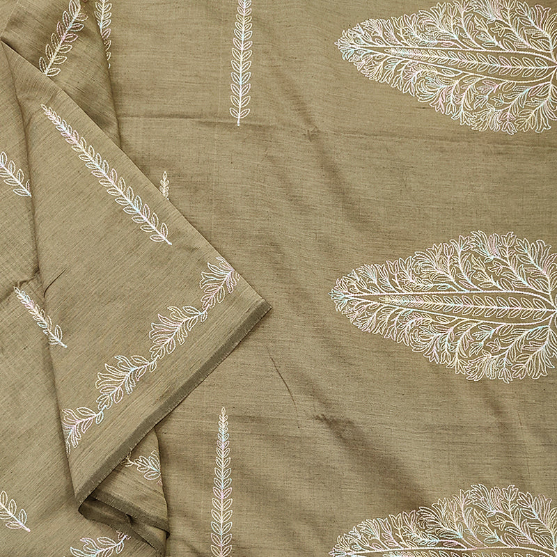 Hayagrivas Elephant Grey Fancy Cotton Saree KBE2167A1-17
