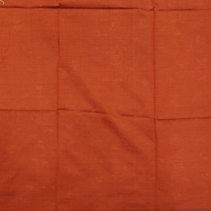 Hayagrivas Rust Orange Fancy Cotton Saree KBE2167A4-44