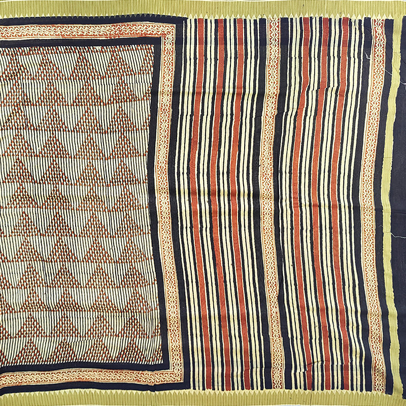 Hayagrivas Beige Pure Chanderi Cotton Saree KSBE107B7-25