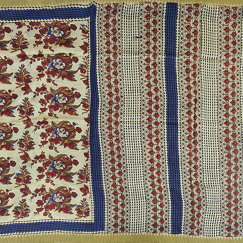 Hayagrivas Sandal Pure Chanderi Cotton Saree KSBE107B7-3