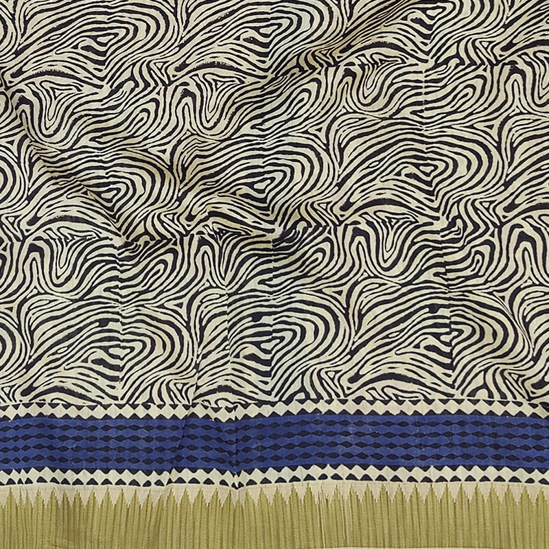 Hayagrivas Sandal Pure Chanderi Cotton Saree KSBE107B7-3