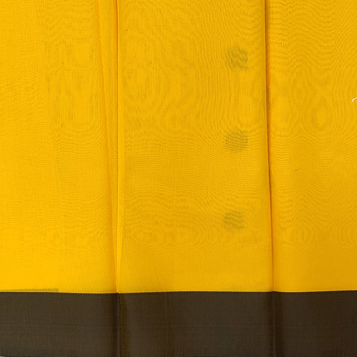 Hayagrivas Turmeric Yellow Pure Cotton Saree BBD1126K2-13