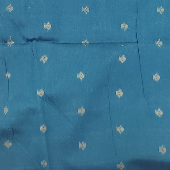 Hayagrivas Rama Blue Fancy Cotton Saree SSCBF84F1-3