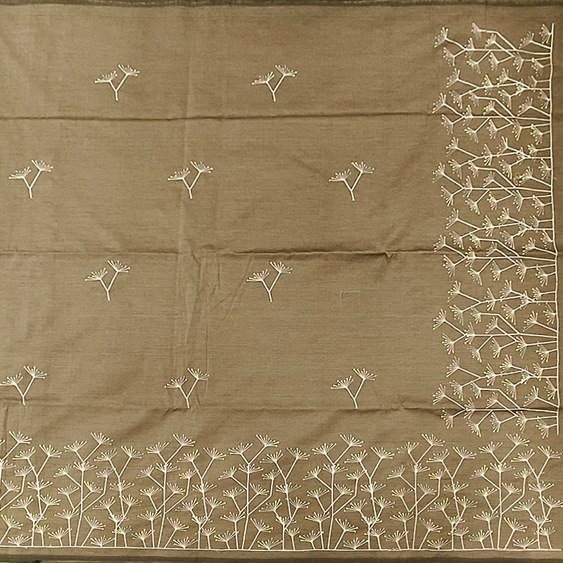 Hayagrivas Elephant Grey Fancy Cotton Saree KBE2167A1-44