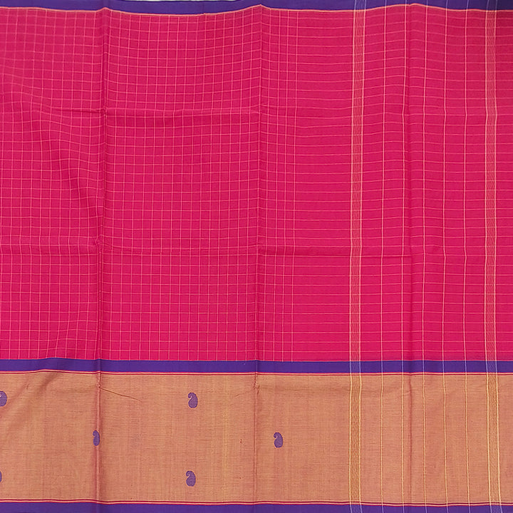 Hayagrivas Pink Pure Cotton Saree KSBE7H16-3