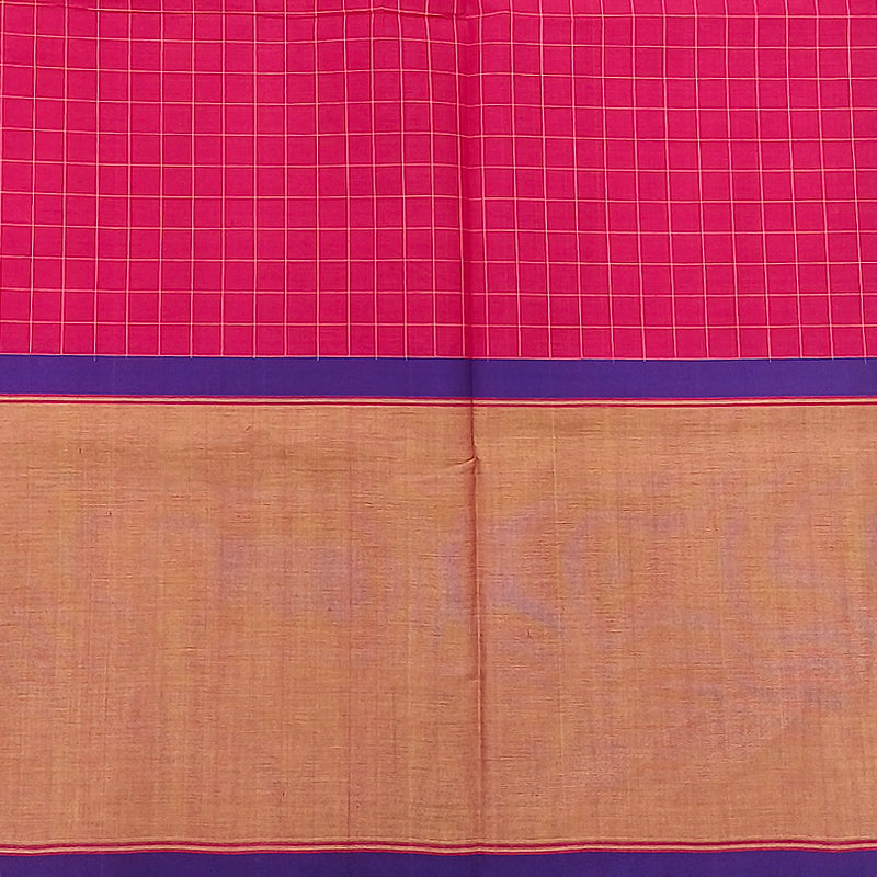 Hayagrivas Pink Pure Cotton Saree KSBE7H16-3