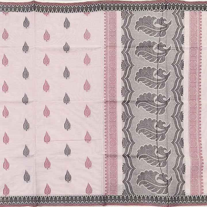 Hayagrivas Lilac Pure Cotton Saree KBE1897L1-42