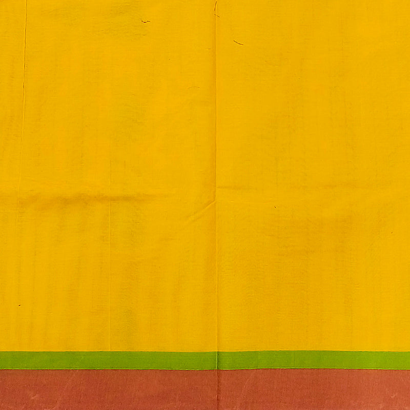 Hayagrivas Mango Yellow Pure Cotton Saree KBE1894L2-18