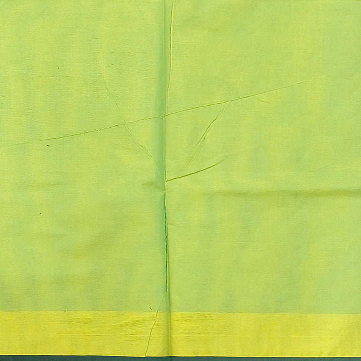 Hayagrivas Yellowish-Green Pure Cotton Saree KBE1891L1-11