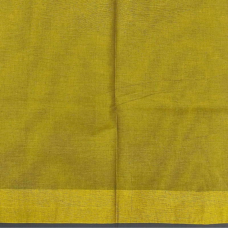 Hayagrivas Mehandi Green Pure Cotton Saree KBE1891L1-100