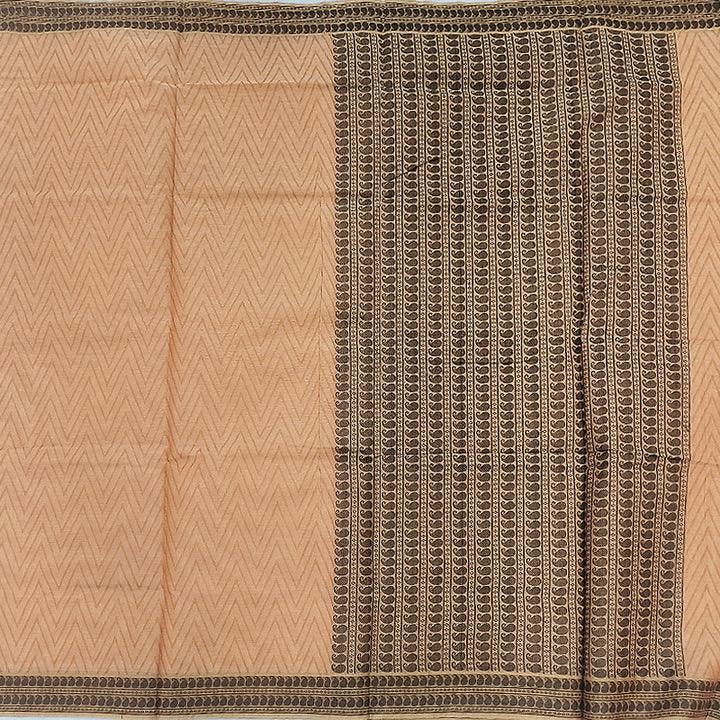 Hayagrivas Mild Peach Pure Cotton Saree KBE2163A18-4