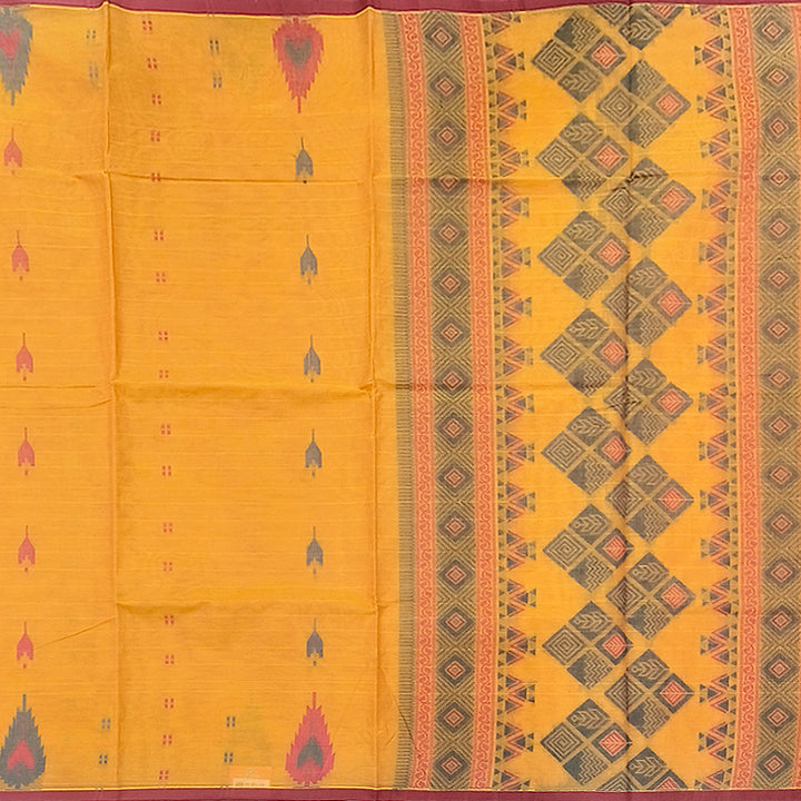 Hayagrivas Khaki Brown Pure Cotton Saree KBE1891L1-62