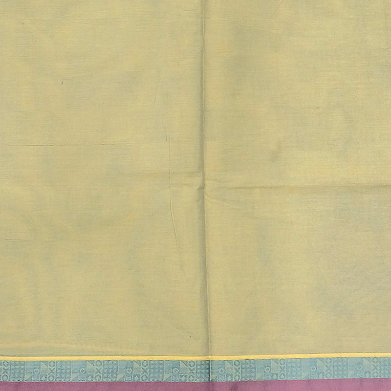 Hayagrivas Beige Pure Cotton Saree KBE1897L1-60