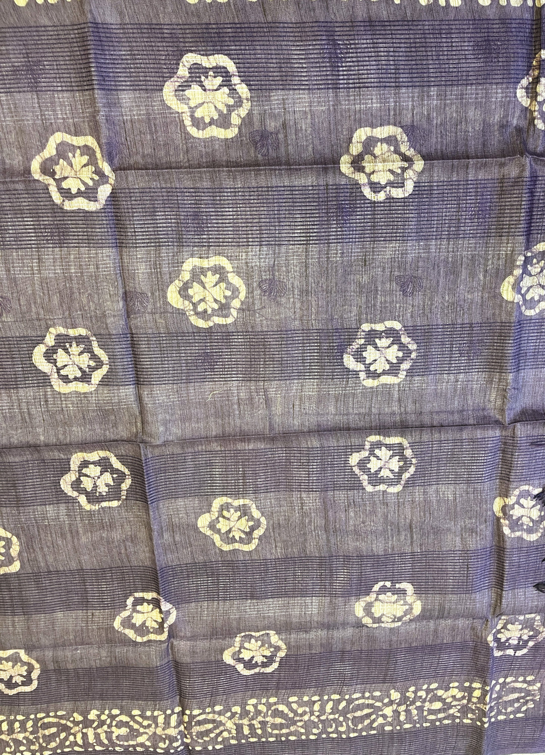 Hayagrivas Beige Semi Tussar Saree SSCBF68E8-6