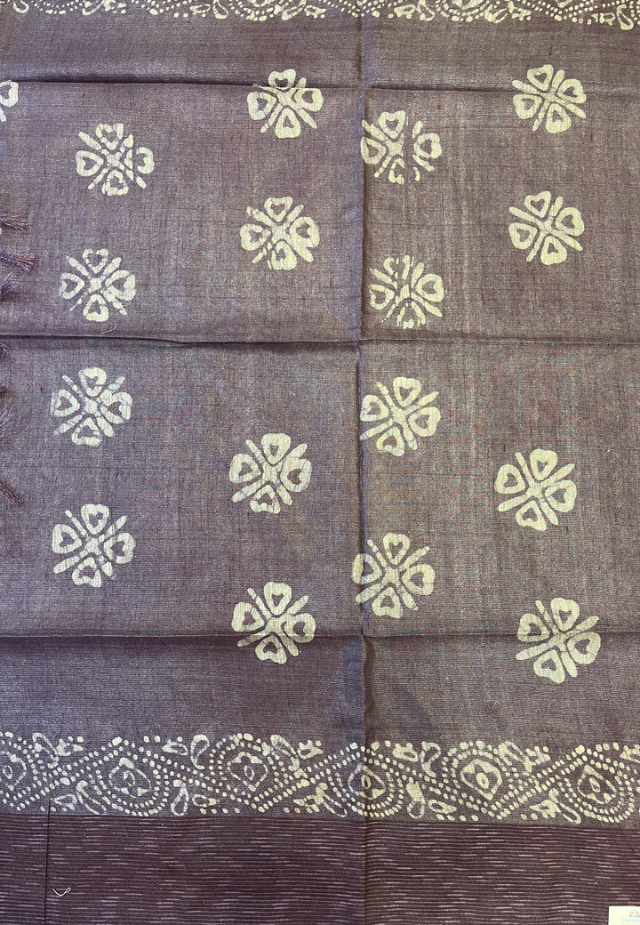 Hayagrivas Onion Pink Semi Tussar Saree SSCBF68E7-8