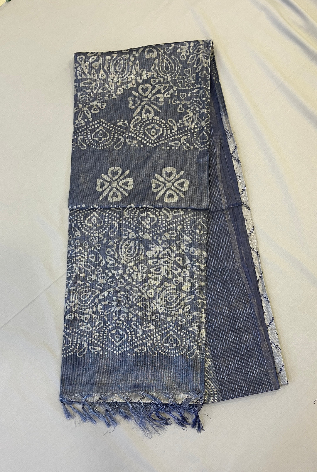Hayagrivas Grey Semi Tussar Saree SSCBF68E7-7