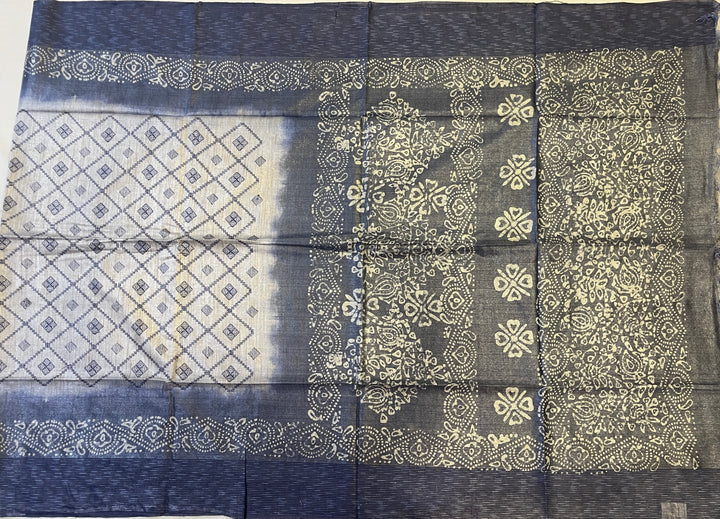 Hayagrivas Grey Semi Tussar Saree SSCBF68E7-7