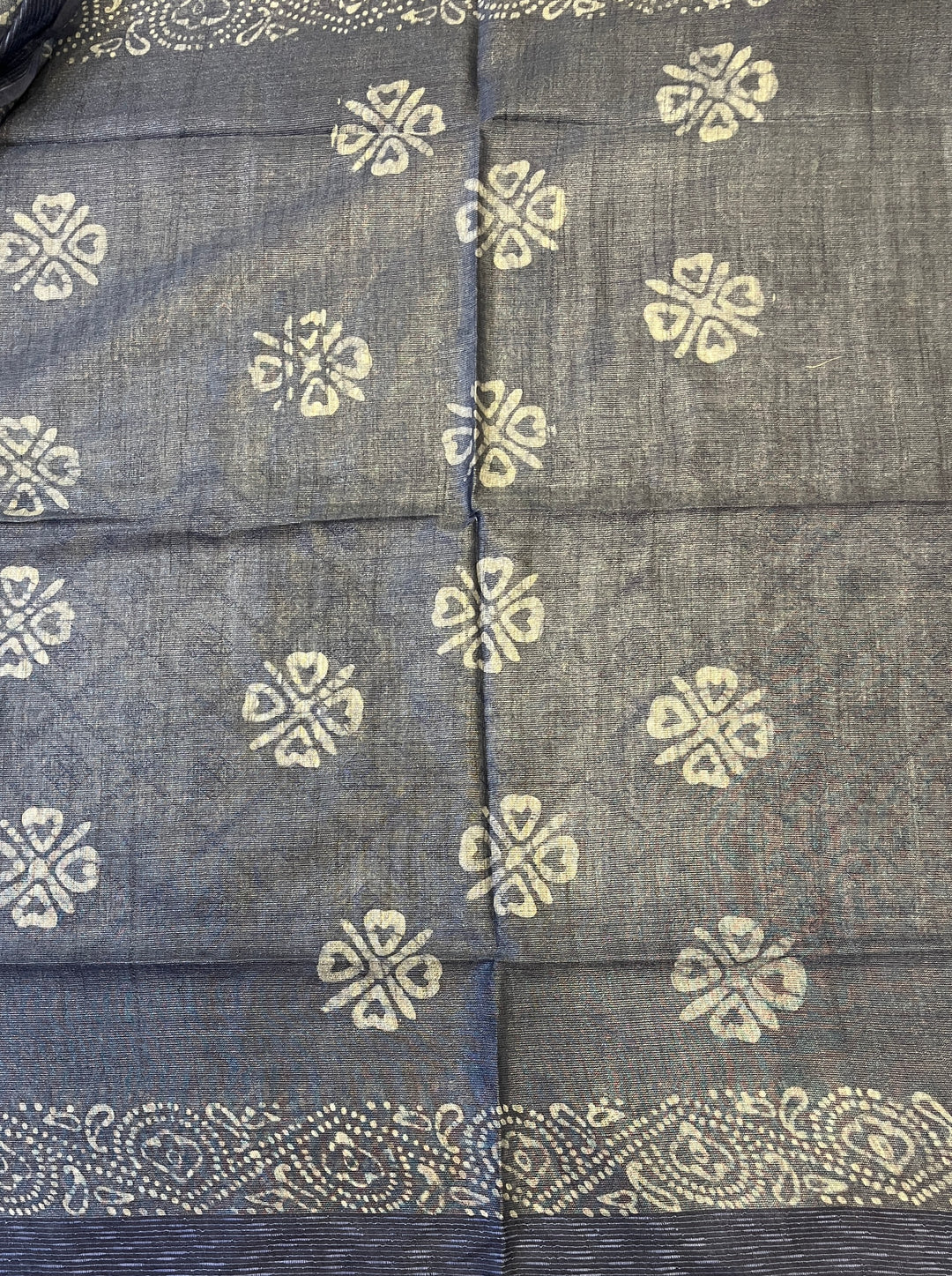 Hayagrivas Grey Semi Tussar Saree SSCBF68E7-7