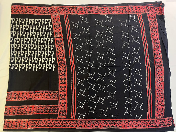 Hayagrivas Black Jaipur Cotton Saree SSCBF73E7-6