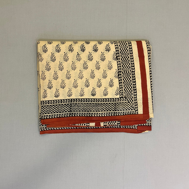 Hayagrivas Sandal Jaipur Cotton Saree SSCBF73E5-1