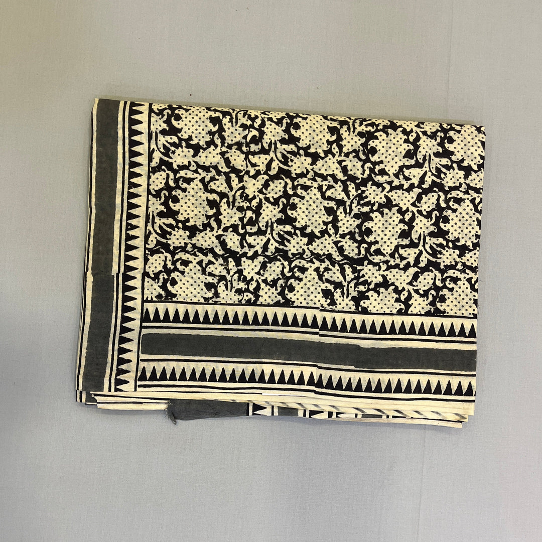 Hayagrivas Black Jaipur Cotton Saree SSCBF73E5-2
