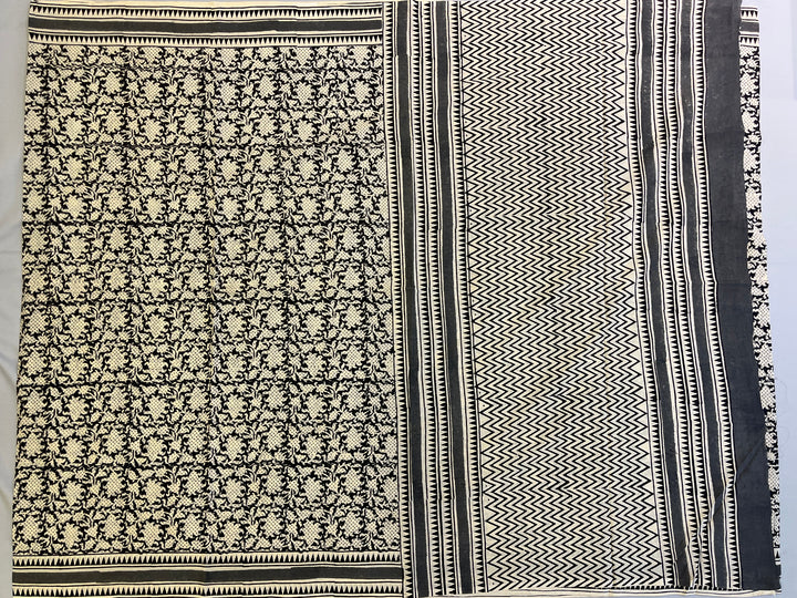Hayagrivas Black Jaipur Cotton Saree SSCBF73E5-2