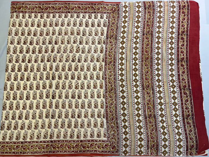Hayagrivas Sandal Jaipur Cotton Saree SSCBF73E5-6