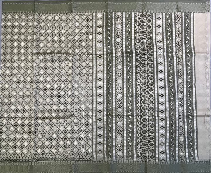 Hayagrivas Beige Fancy Cotton Sarees