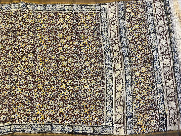 Hayagrivas Maroon Kalamkari Saree SSCBF73E4-4