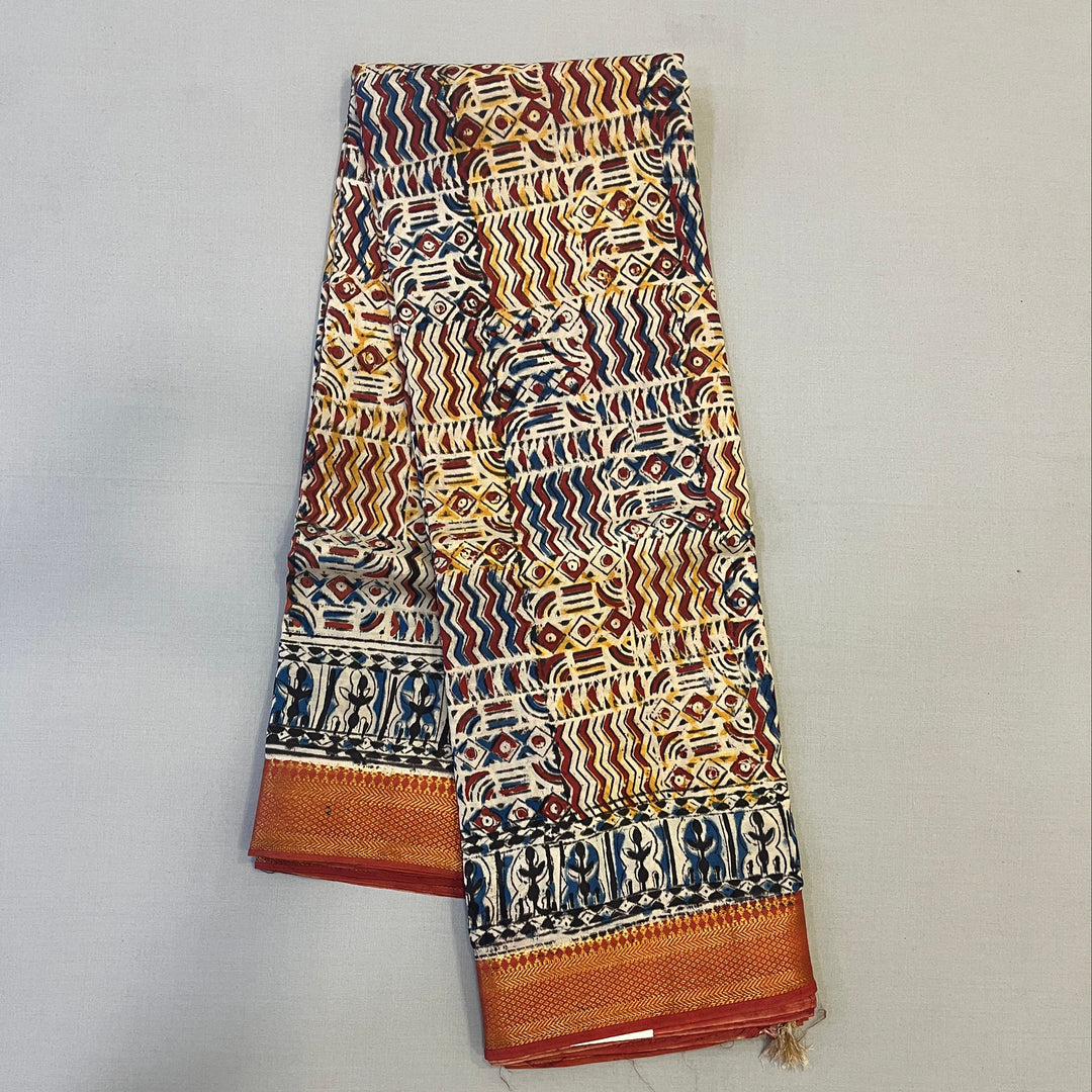 Hayagrivas Sandal Kalamkari Sarees (2 Shades)