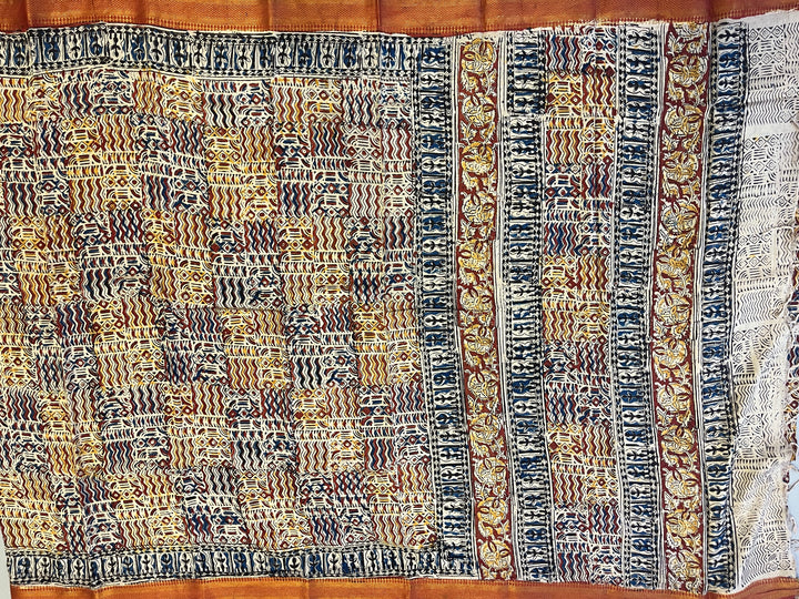 Hayagrivas Sandal Kalamkari Sarees (2 Shades)