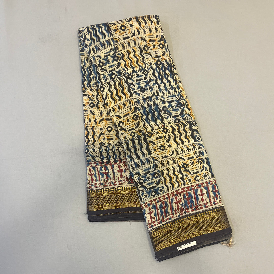 Hayagrivas Sandal Kalamkari Sarees (2 Shades)