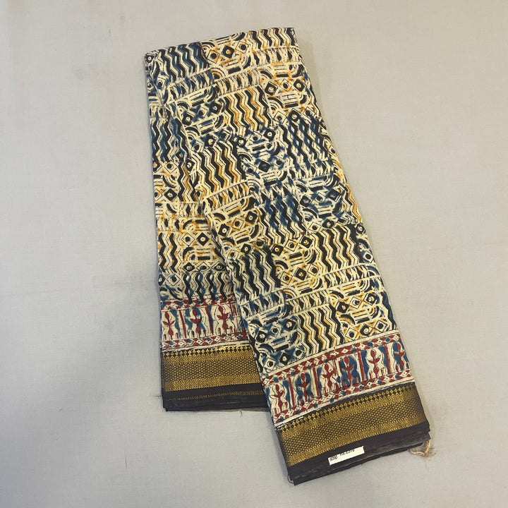 Hayagrivas Sandal Kalamkari Sarees (2 Shades)