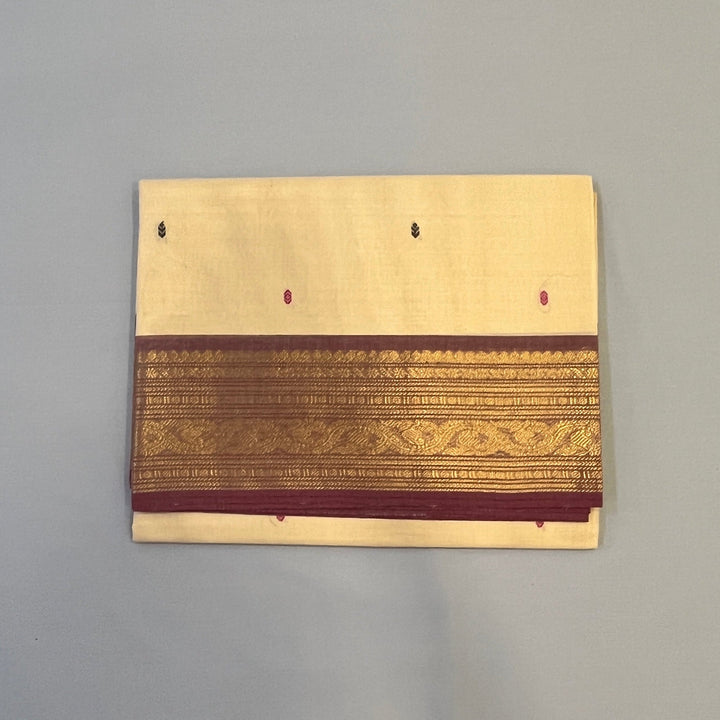 Hayagrivas Sandal Chettinad Cotton Saree SSCBF63E8-5