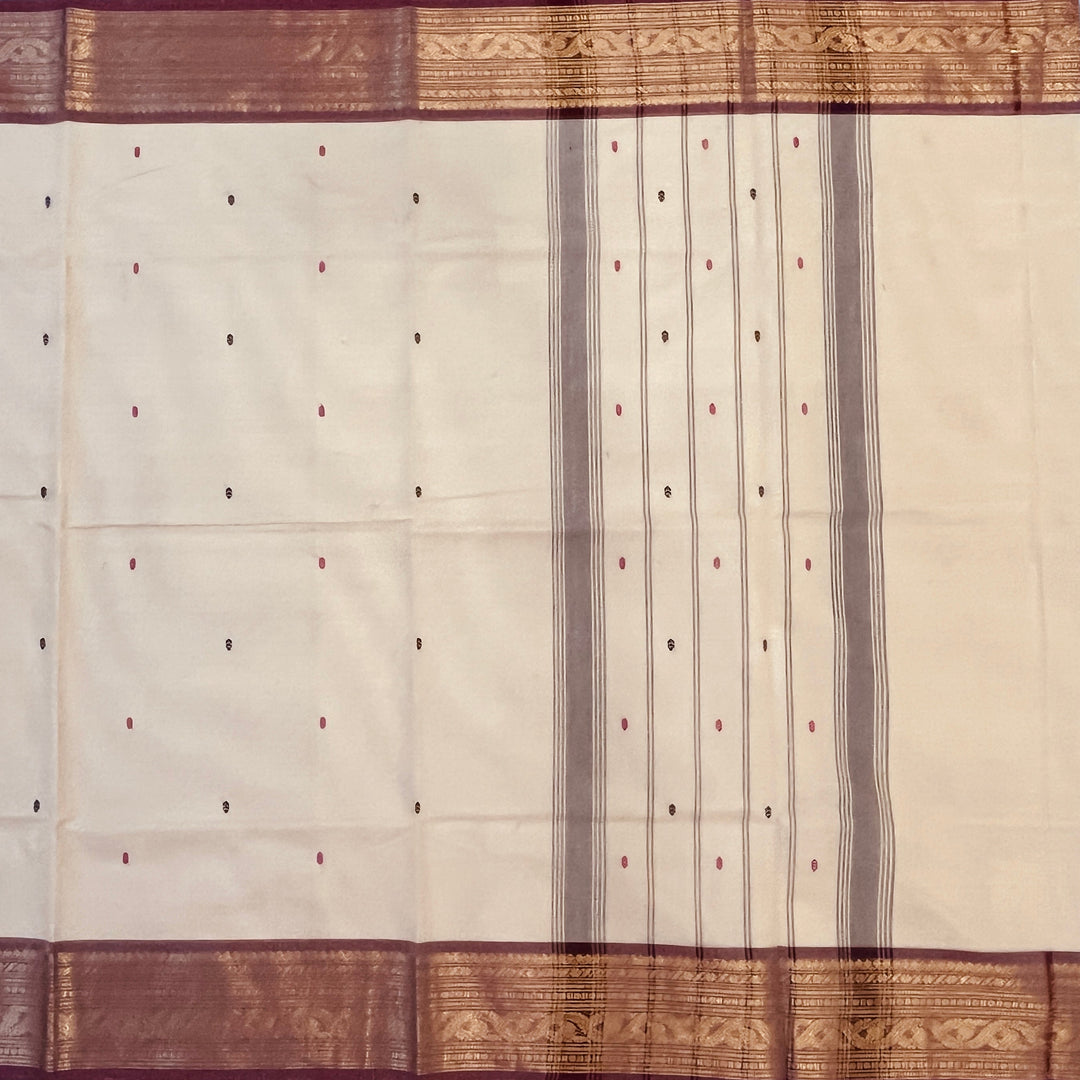 Hayagrivas Sandal Chettinad Cotton Saree SSCBF63E8-5