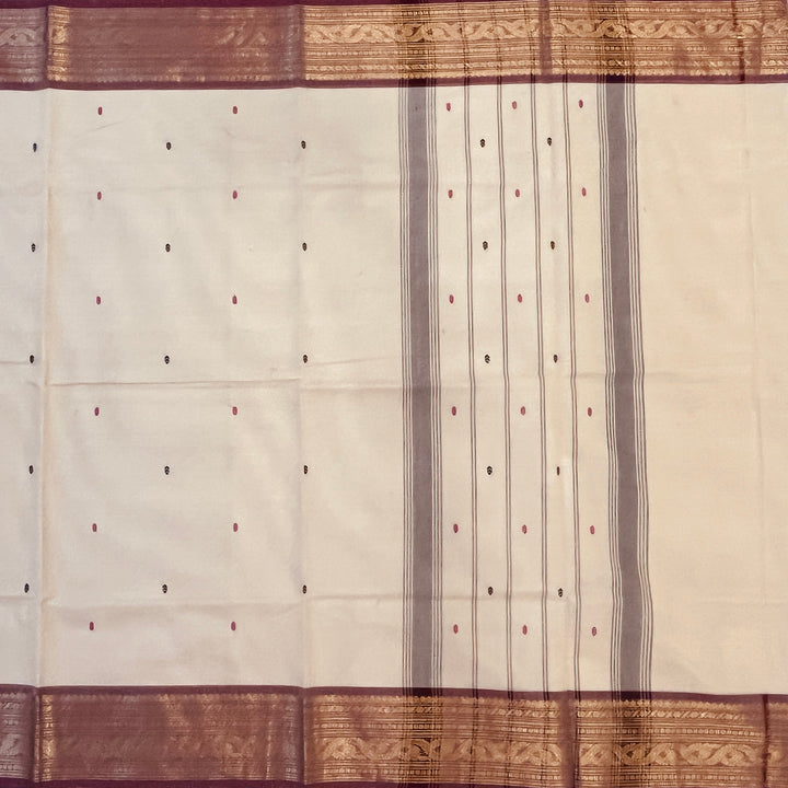 Hayagrivas Sandal Chettinad Cotton Saree SSCBF63E8-5
