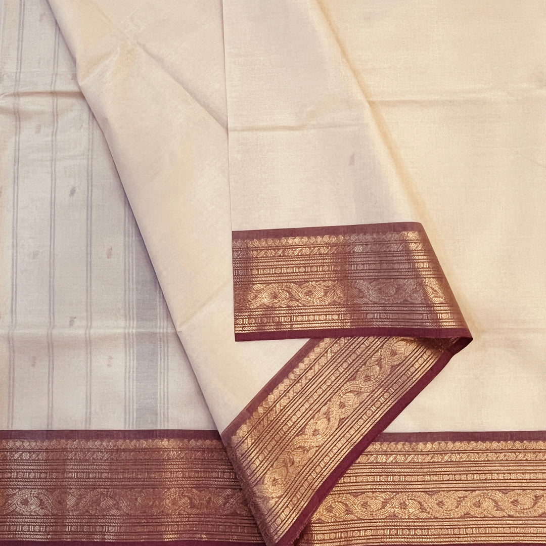 Hayagrivas Sandal Chettinad Cotton Saree SSCBF63E8-5