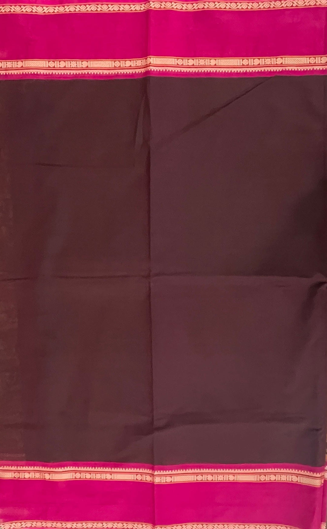 Hayagrivas Brown Chettinad Cotton Saree SSCBF63E9-3