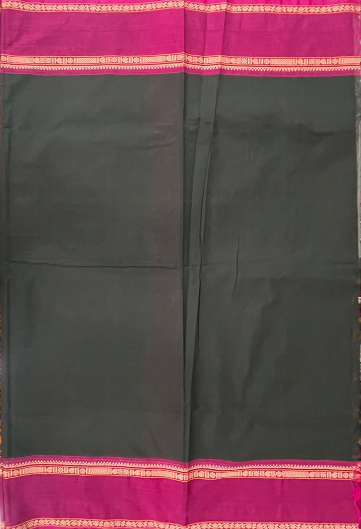 Hayagrivas Green Chettinad Cotton Saree SSCBF63E9-2