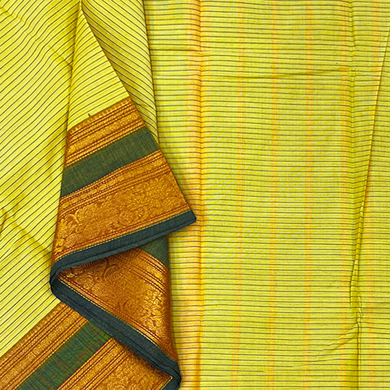 Hayagrivas Pista Green Handloom Chettinad Cotton Saree KBE1566K9-32