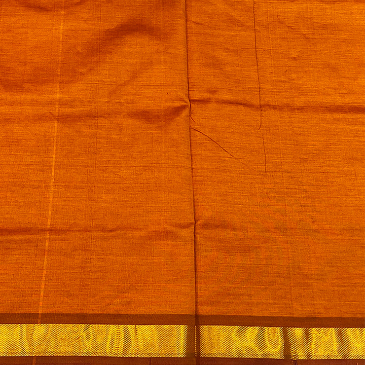 Hayagrivas Mambazham Orange Semi Silk Cotton Saree SSCBF79F1-4