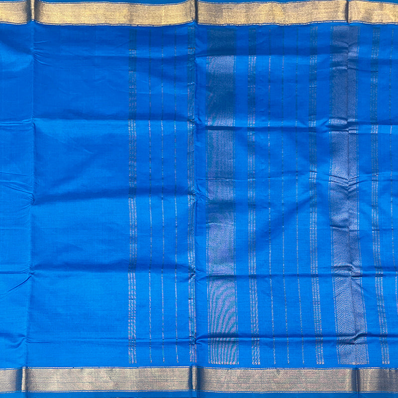 Hayagrivas Sky Blue Semi Silk Cotton Saree SSCBF79F2-7