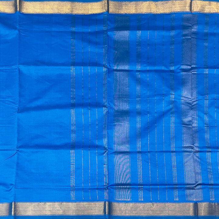 Hayagrivas Sky Blue Semi Silk Cotton Saree SSCBF79F2-7