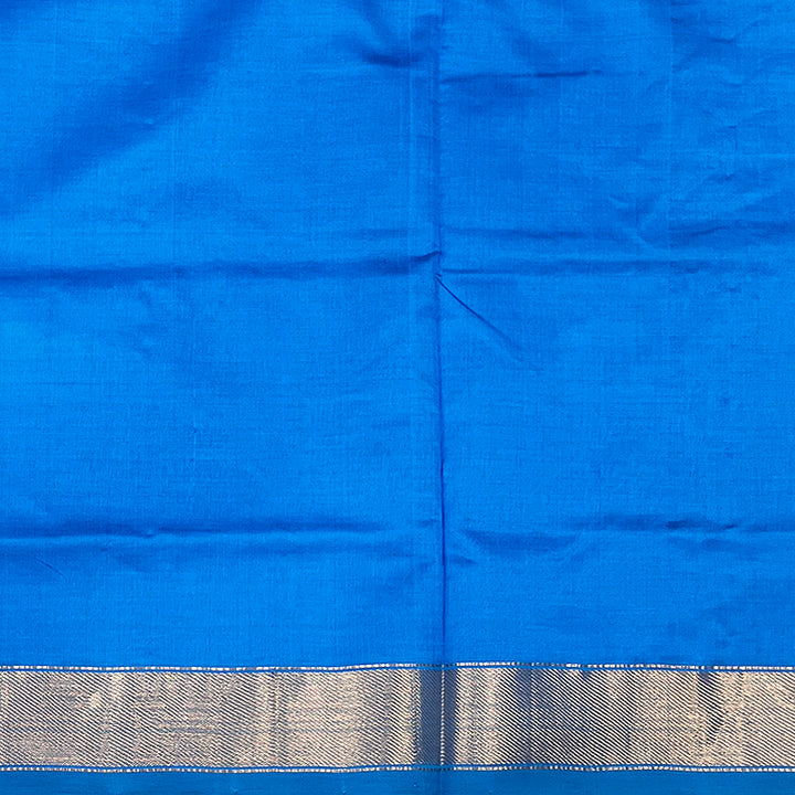 Hayagrivas Sky Blue Semi Silk Cotton Saree SSCBF79F2-7