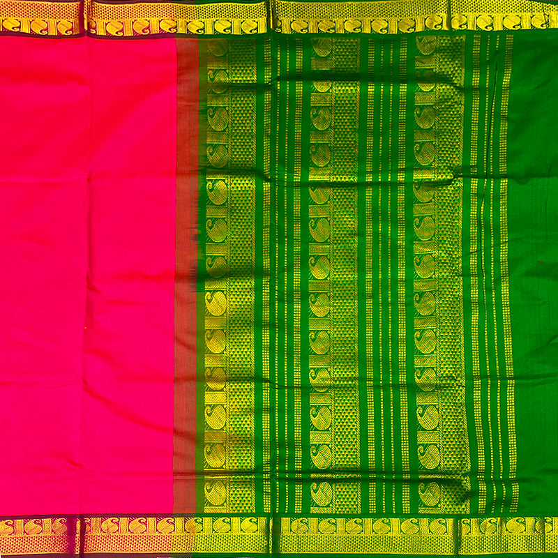 Hayagrivas Pink Semi Silk Cotton Saree SSCBF83F1-80