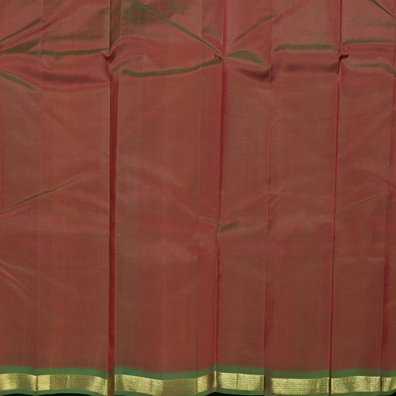 Hayagrivas Red Handloom Kanjivaram Silk Saree with Mandhalir Border KBD1515A4-17