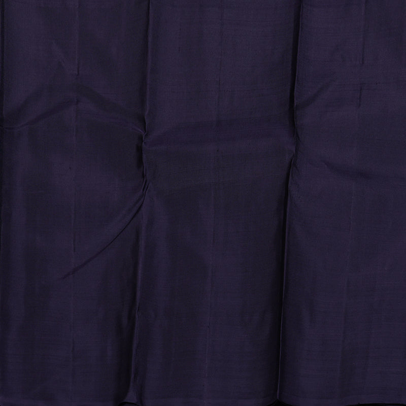 Hayagrivas Dark Blue With Wine Maroon Handloom Kanjivaram Silk Saree with Dark Blue Border KBD1525A1-1