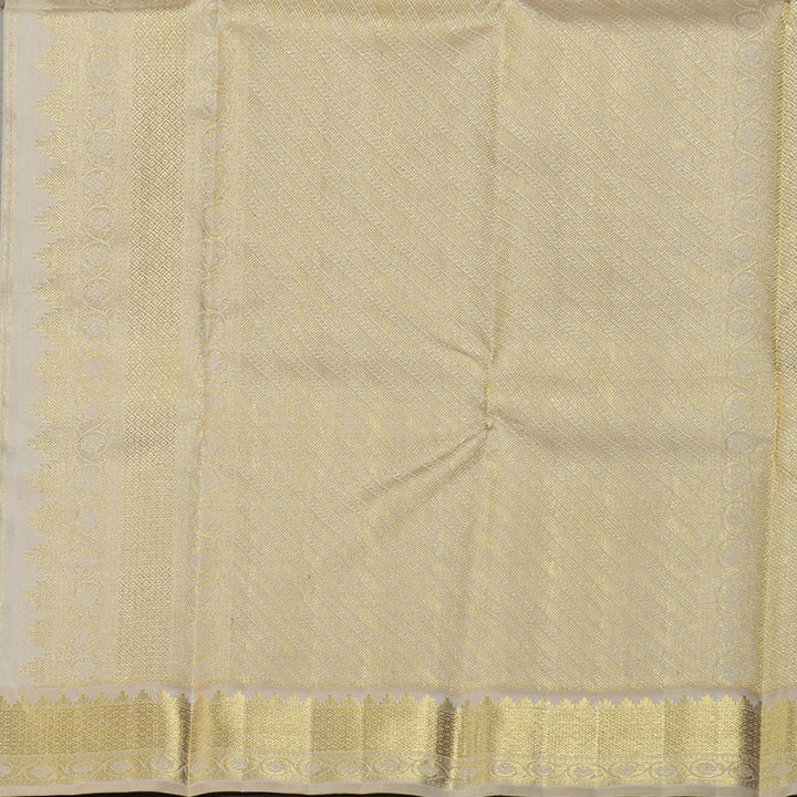 Hayagrivas Wine Maroon Handloom Kanjivaram Silk Saree with Sandal Beige Border KBD1526A2-1