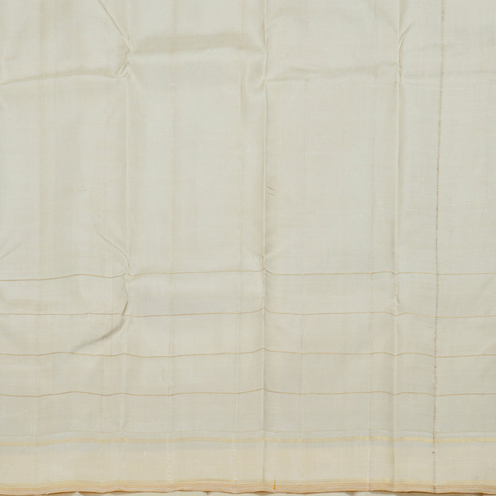 Hayagrivas Dark Blue Handloom Kanjivaram Silk Saree with Multi Color Border KBD1531A8-1